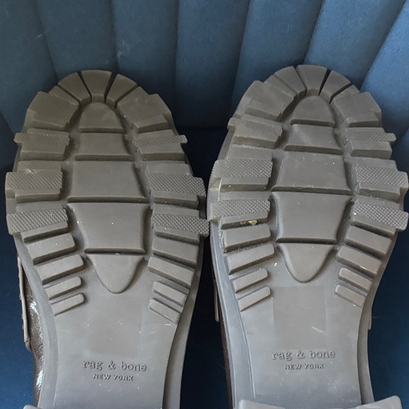 Rag & Bone Dark Brown Leather Loafers - Picture 11 of 13